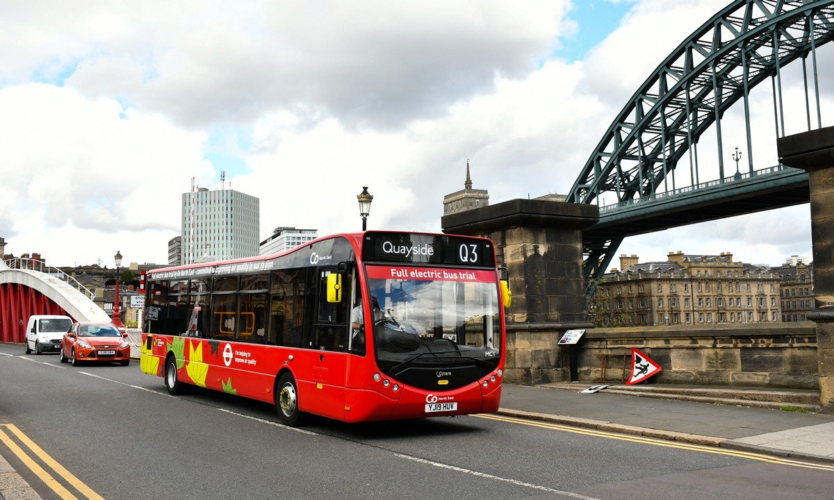 Optare electric deals bus